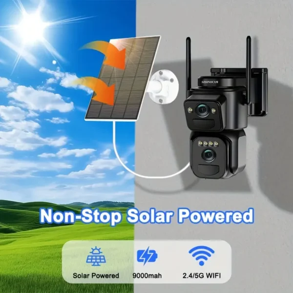 10x Zoom 360° WiFi Camera - Image 4